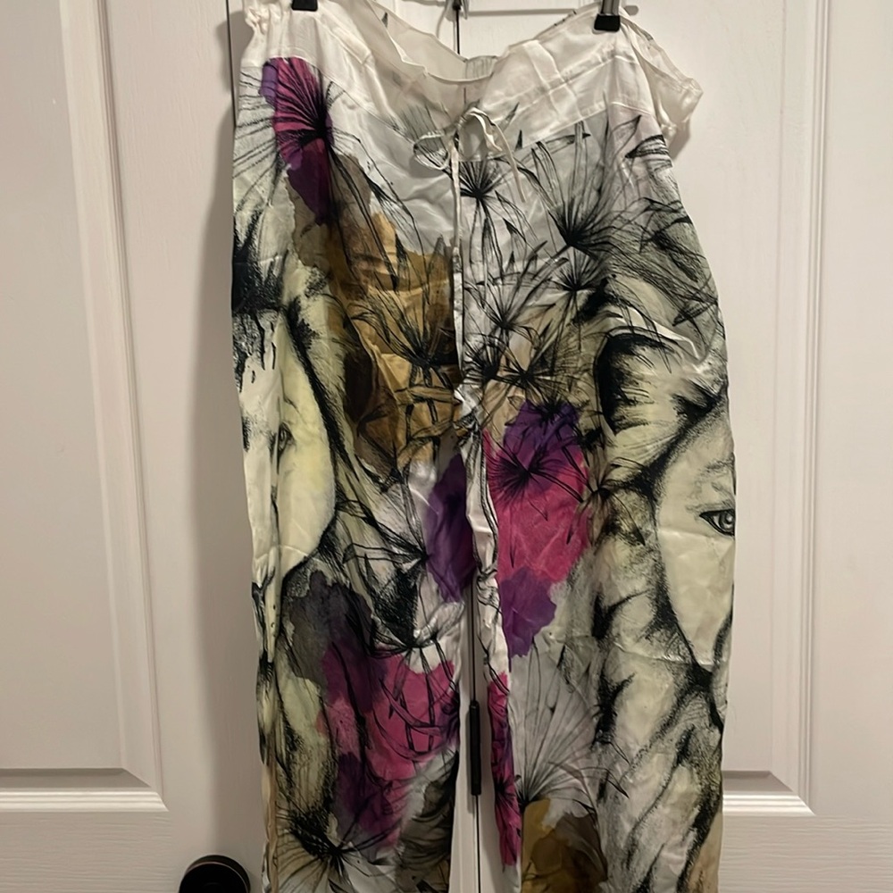 Agua Bendita Bikini and Coverup Pant Set Size L